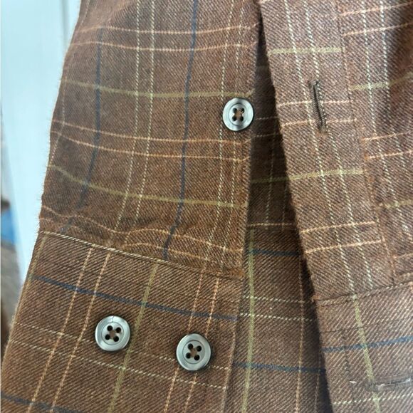 Puntodue Brown Plaid Shirt - Picture 6 of 6